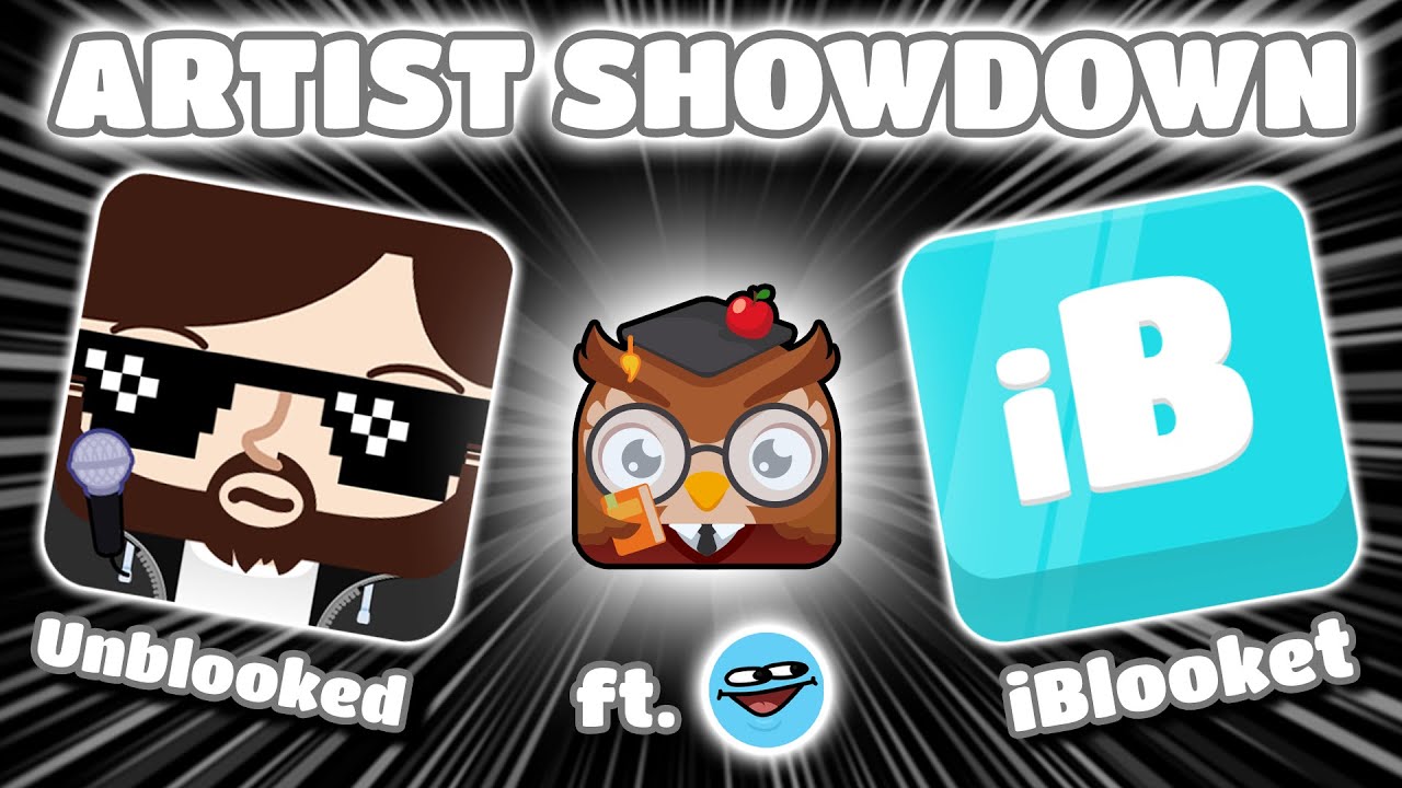 Artist Showdown - Unblooked VS iBlooket - Photoshop Blooket/Blacket - Wise Owl Cerulean Competition