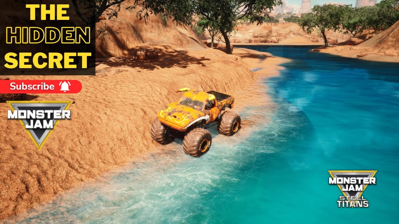 The Hidden Secret Of Monster Jam Steel Titans. How to Get Into The Water.
