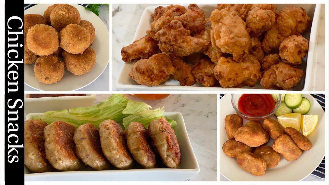 4 Chicken Snacks Recipes for Toddlers and Kids | Lunch ideas for Kids| Kids Chicken Recipes