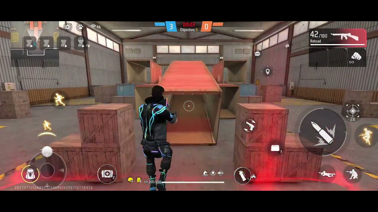 💀☠️ ONETAP☠️ HEADSHOT💀☠️Trick     #freefire #gaming#1v1custom #1v1 