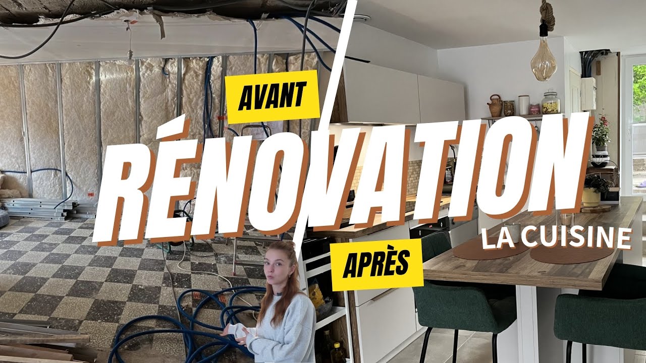 AVANT / APRES : NOTRE CUISINE TANT ATTENDUE!