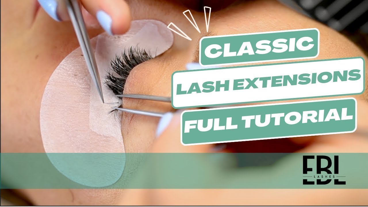 How To Do Full Classic Lash Set Tutorial | Tips and Tricks for Lash Artists | Eyelash Extensions 101