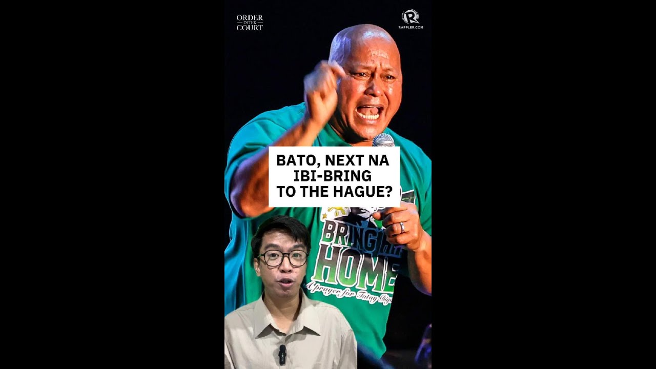 Order in the Court: Bato dela Rosa to The Hague?