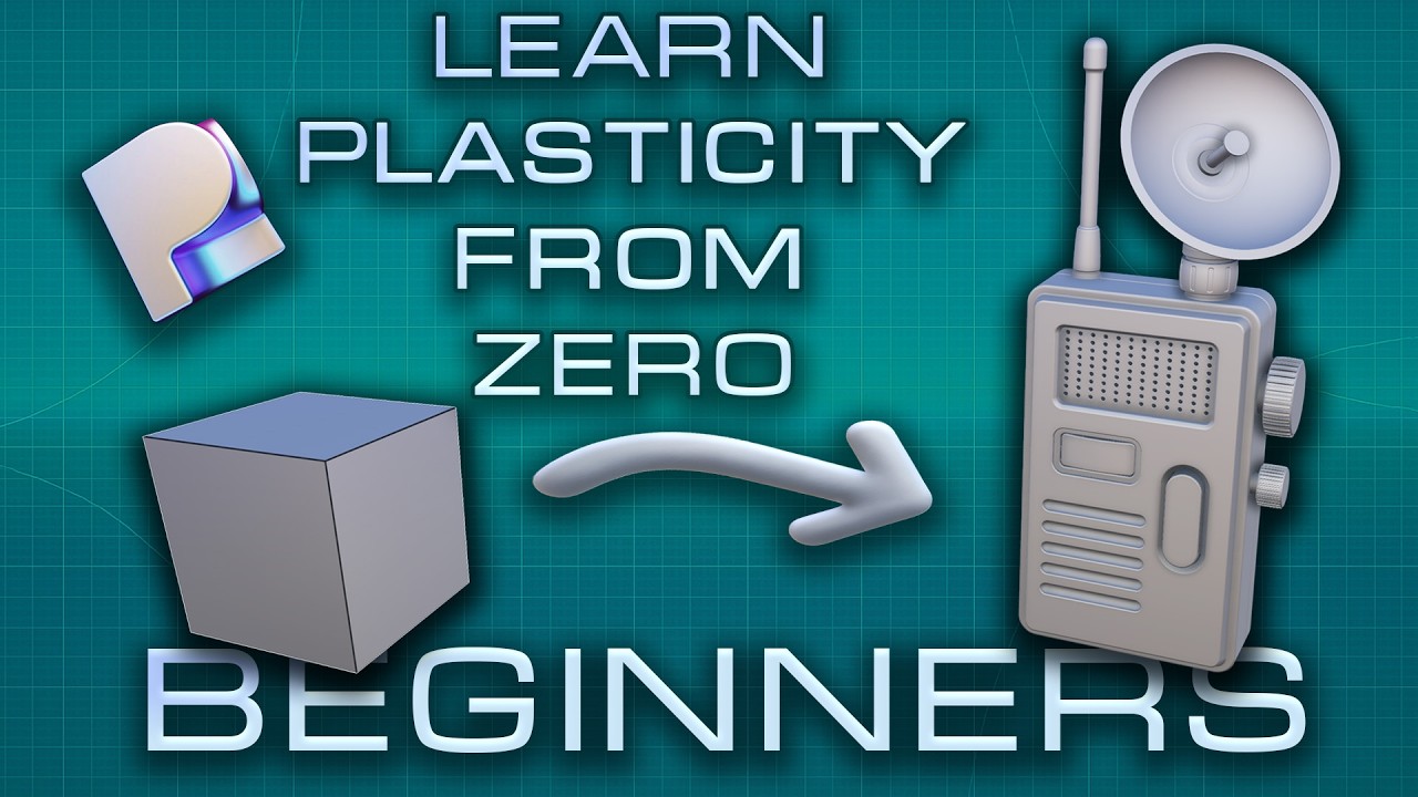 Learn Plasticity From ZERO! Beginners 3D Modeling Tutorial