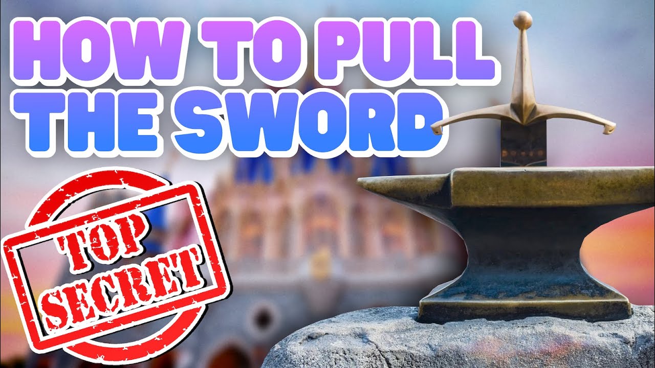 How to Pull the Sword out of the Stone at DISNEY WORLD!! *SECRET REVELED*
