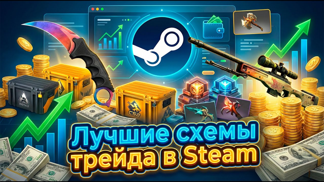 Как увеличить баланс в Steam 2026: Лучшие схемы трейда и способы получения прибыли в Стим