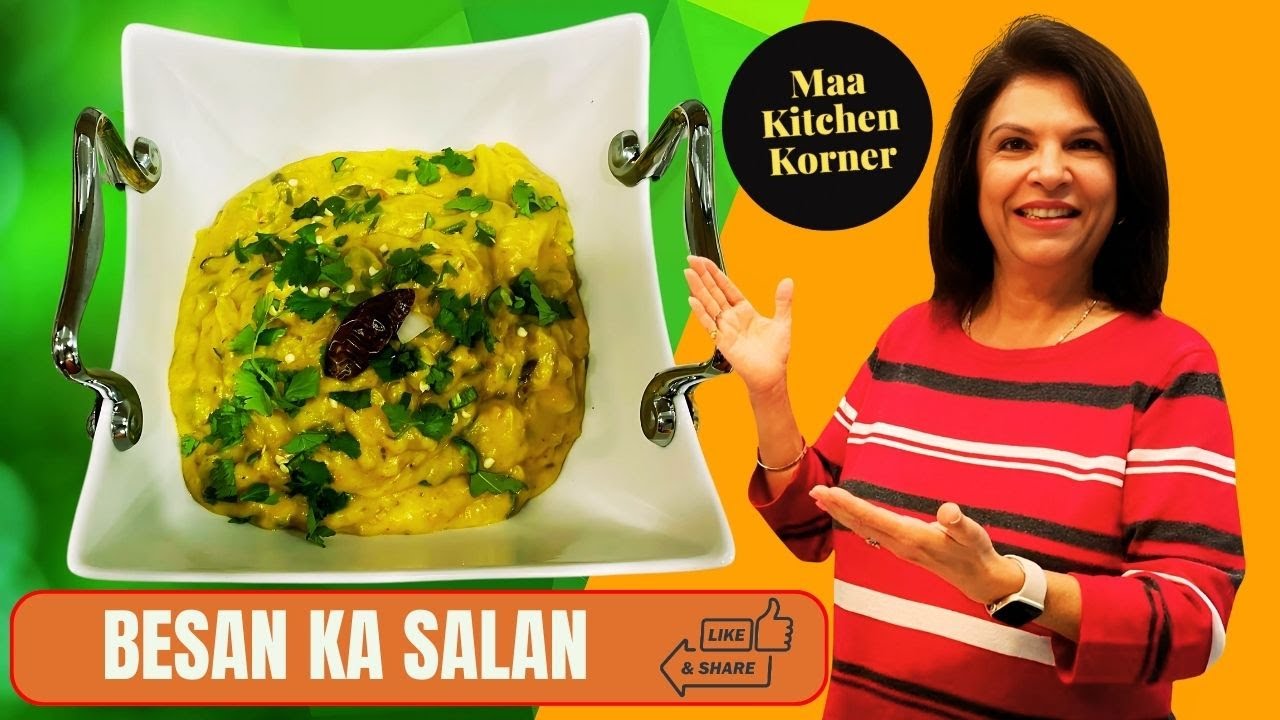 Besan Ka Salan | Chickpea Flour. Curry | Chun - Maa Kitchen Korner