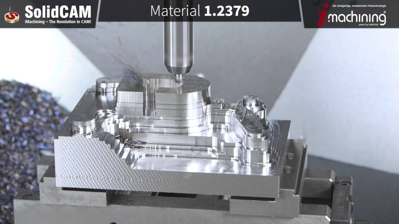 Fertigung eines 3D Formteils mit iMachining