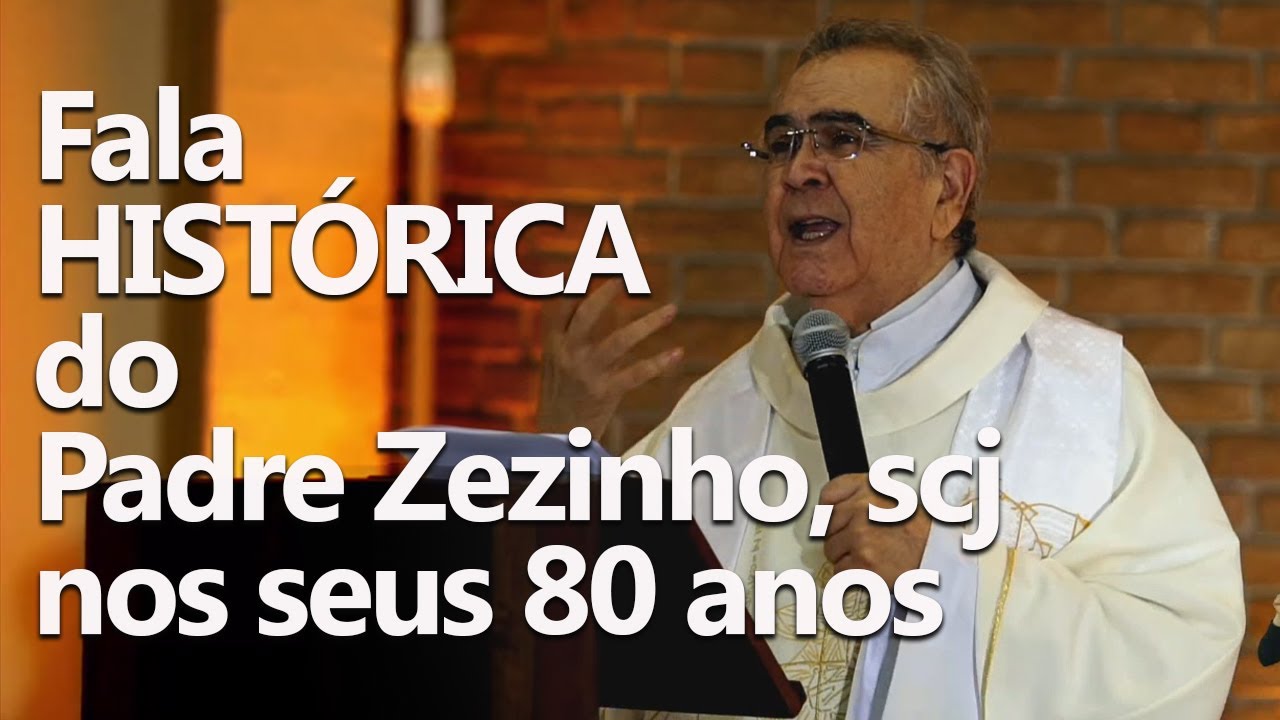 Fala HISTÓRICA do Padre Zezinho, scj nos seus 80 anos de vida!