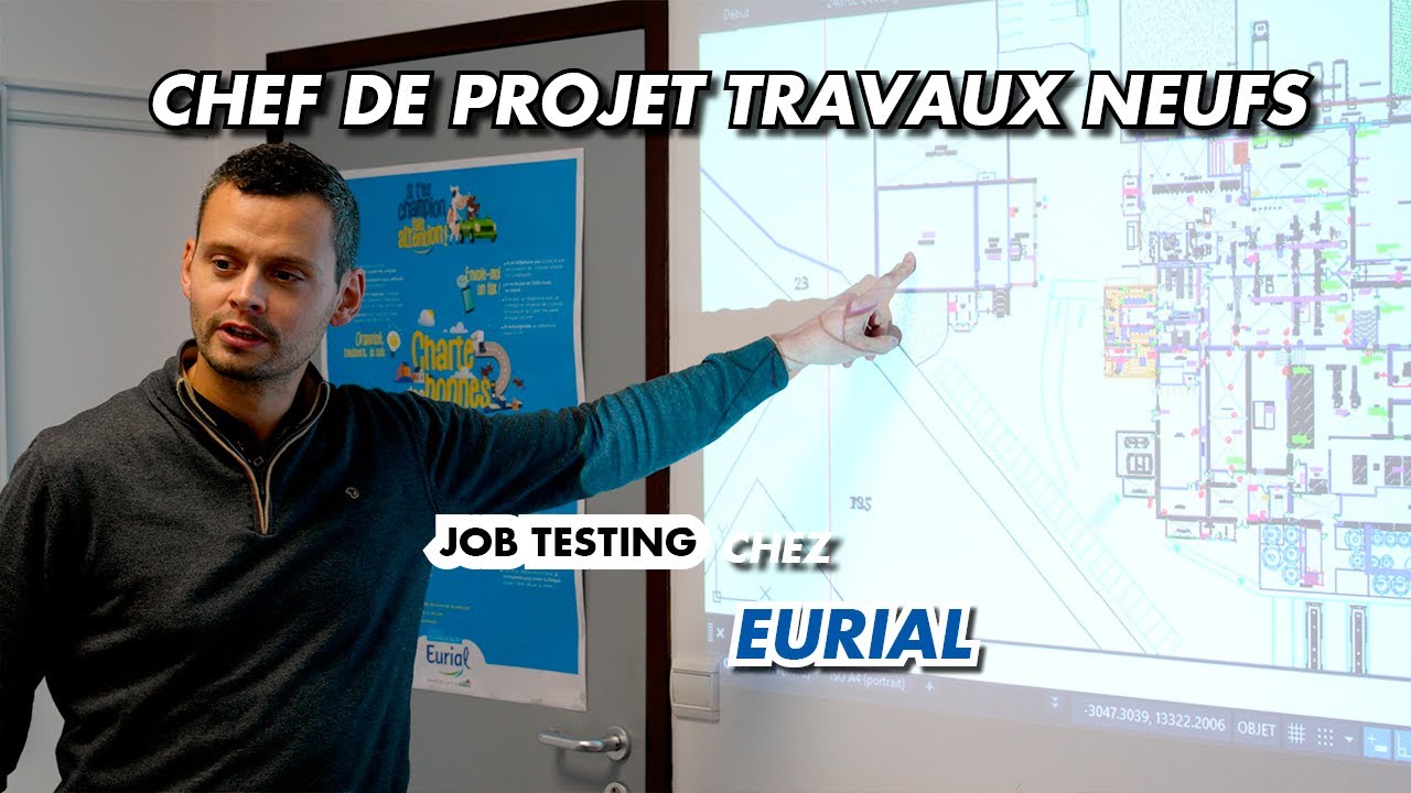 Je viens bosser chez Eurial comme chef de projets travaux neufs avec Franck