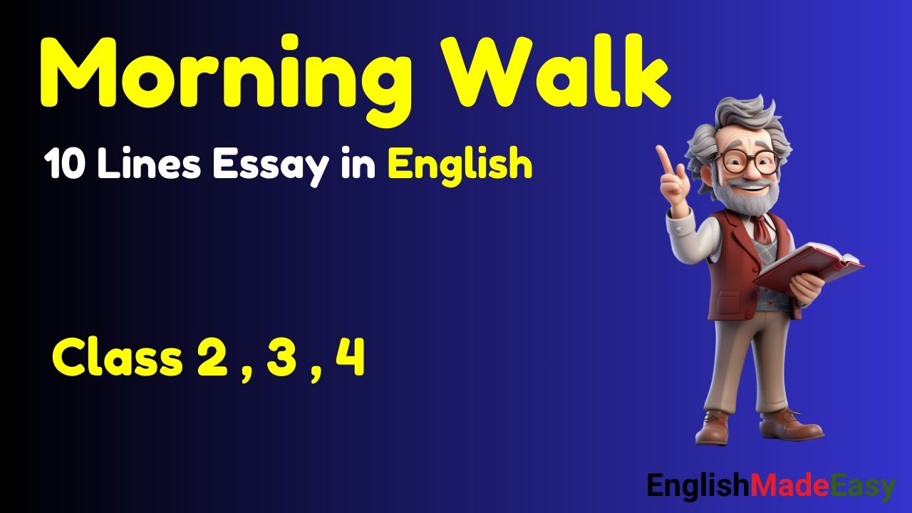 Morning Walk essay in English - Importance of Morning Walk