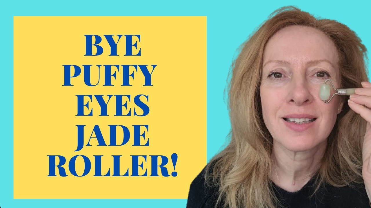 Jade Roller for Puffy Eyes 💚 | Instantly Reduce Eye Bags Naturally!