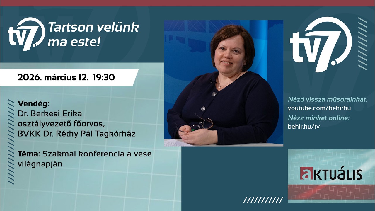 Aktuális - Szakmai konferencia a vese világnapján - 2026. 03.12.