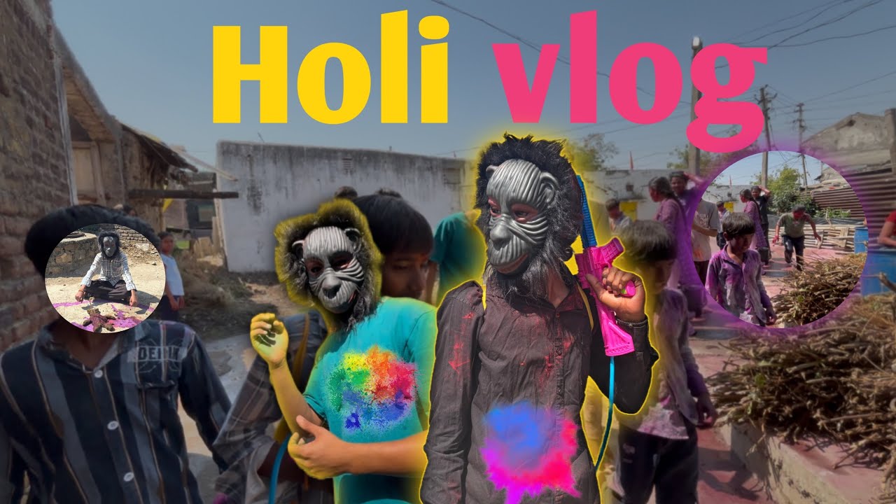 Holi 2026 Celebration with Friends 🌈🔥 funny vlog.🤣😂😅 #viral #vlog #funny #viralvlog #youtubevideo 