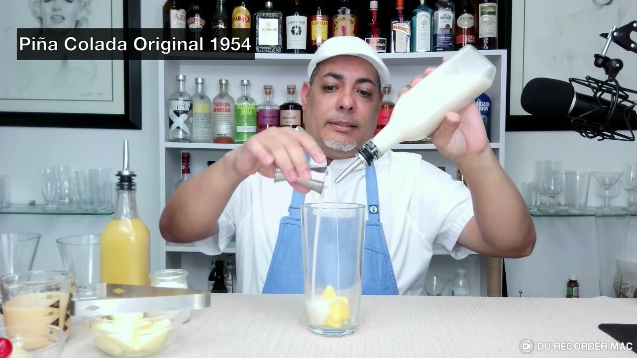 La Historia de la Piña Colada en sus primeras 2 versiones (1954-1963)￼