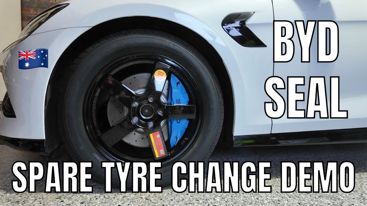 Запасное колесо и шина Braumach для BYD Seal | Тестирование и демонстрация