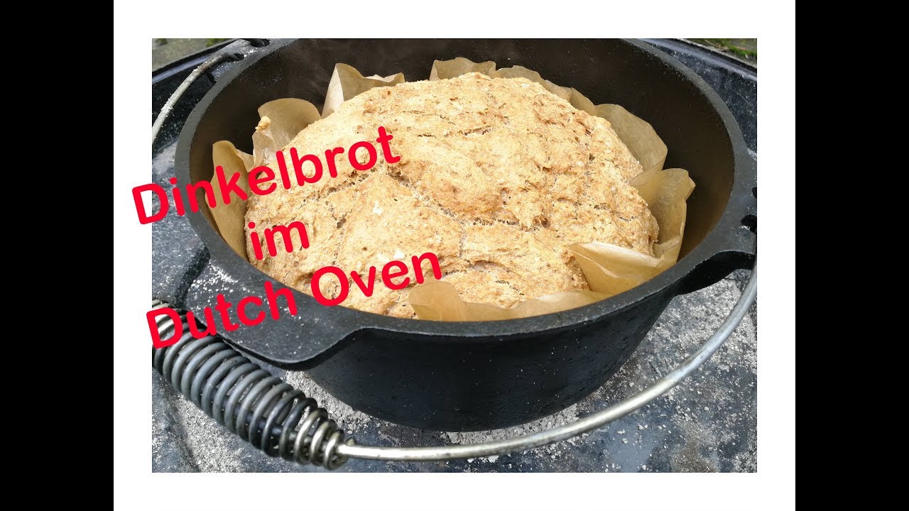 Dinkelbrot im Dutch Oven