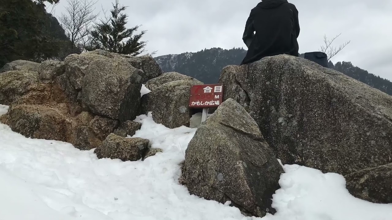 2/15/2026　御在所岳　中道　冬　雪　キレット　氷瀑