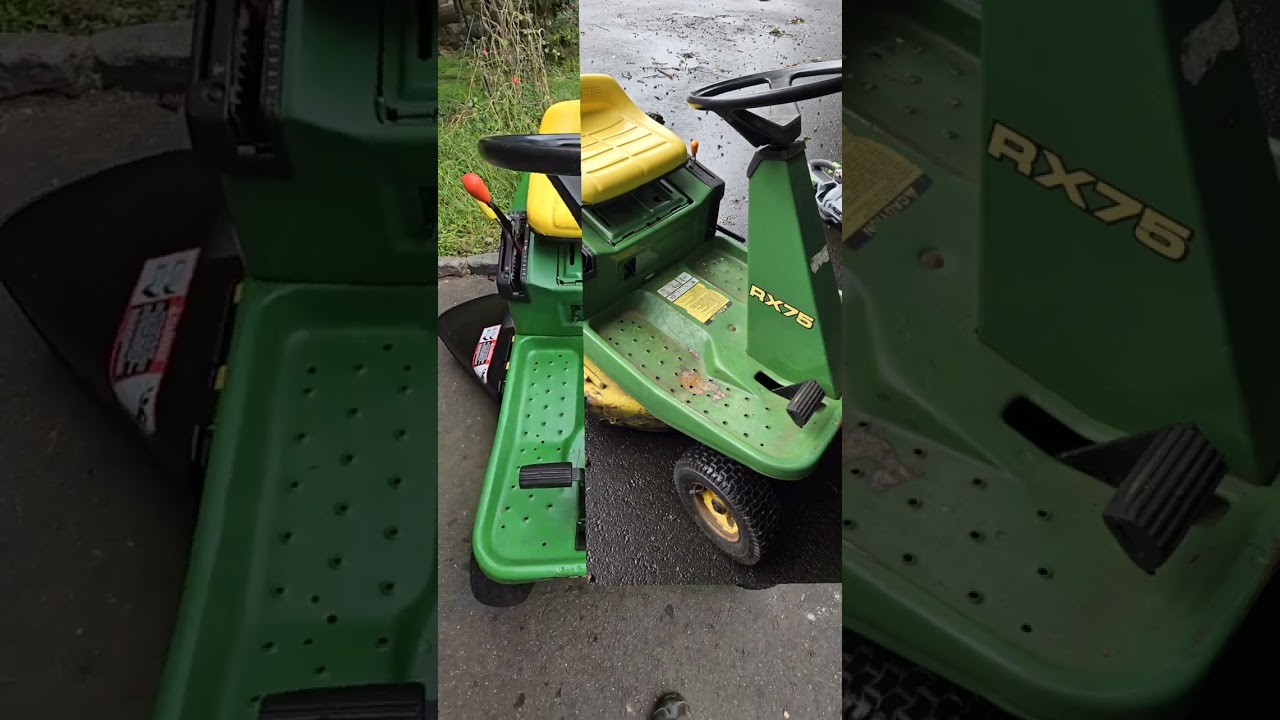 John Deere RX75 lawnmower 1989? 1990? Restoration complete