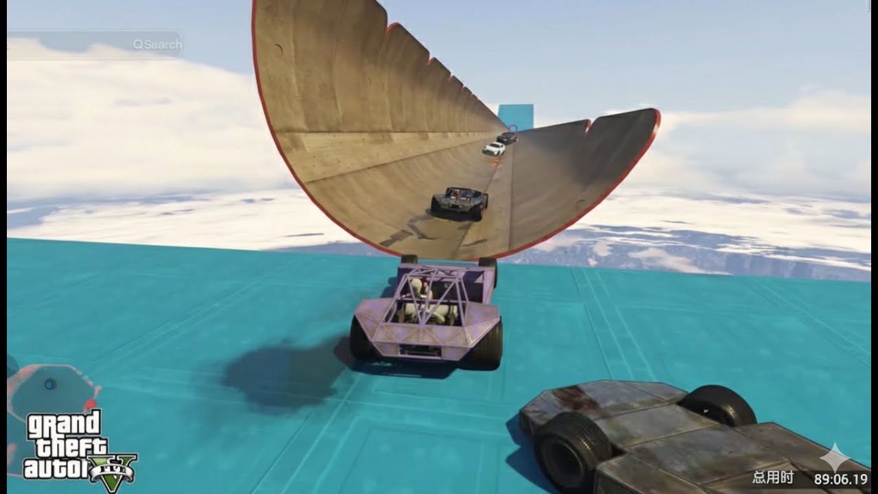 一次比一次离谱的 GTA5 跑酷挑战🔥高手通关还是翻车？