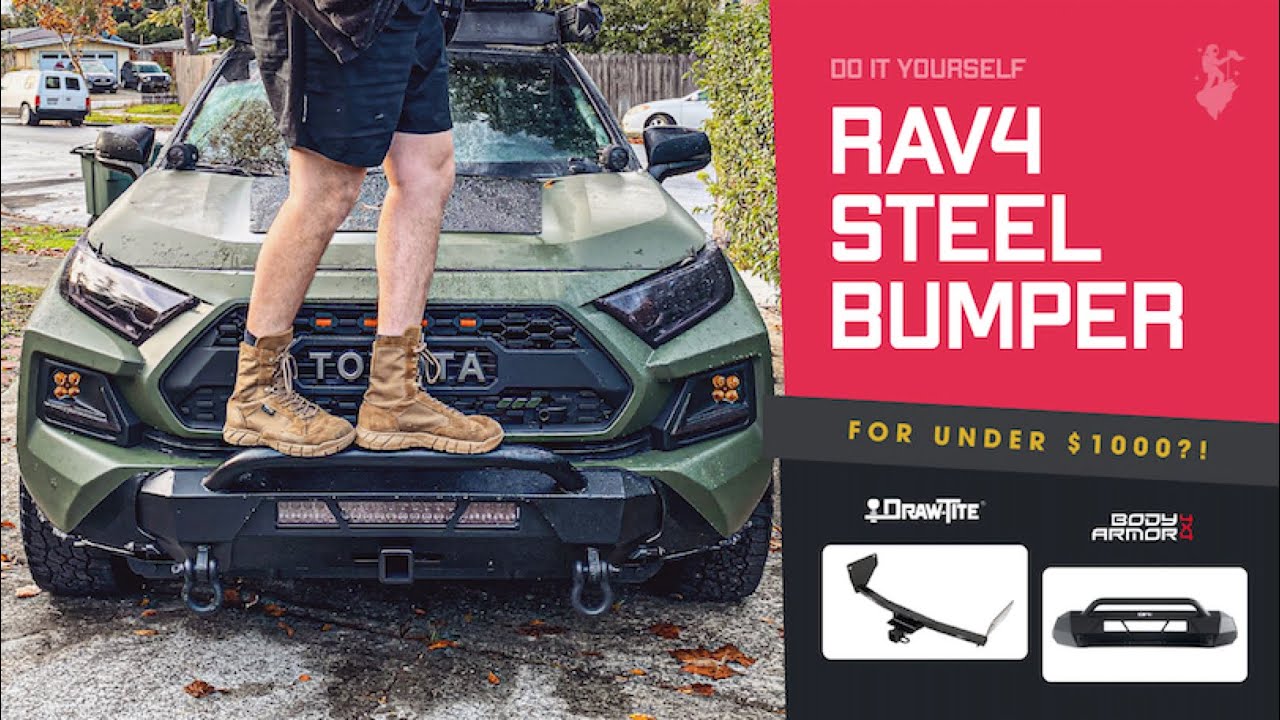 How To Modify and Install a Steel Bumper on a RAV4 - w/ Body Armor Steel Bumper