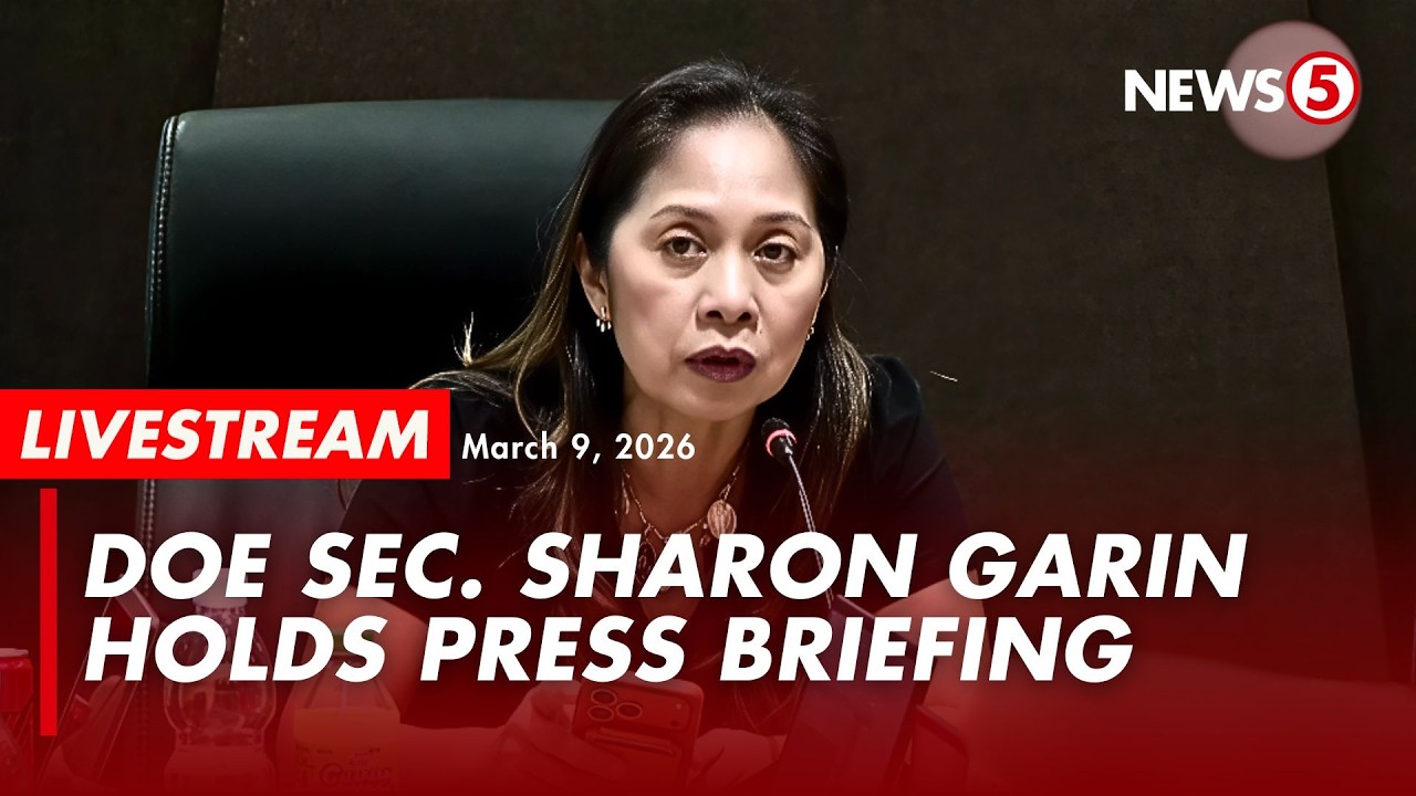 LIVE | Energy Sec. Sharon Garin holds press briefing