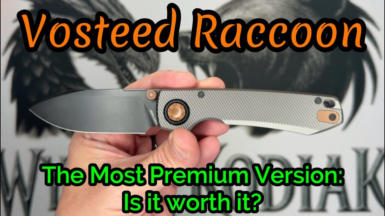 The Most Premium Vosteed Raccoon- Is it Worth it?  #knifereview #edc
