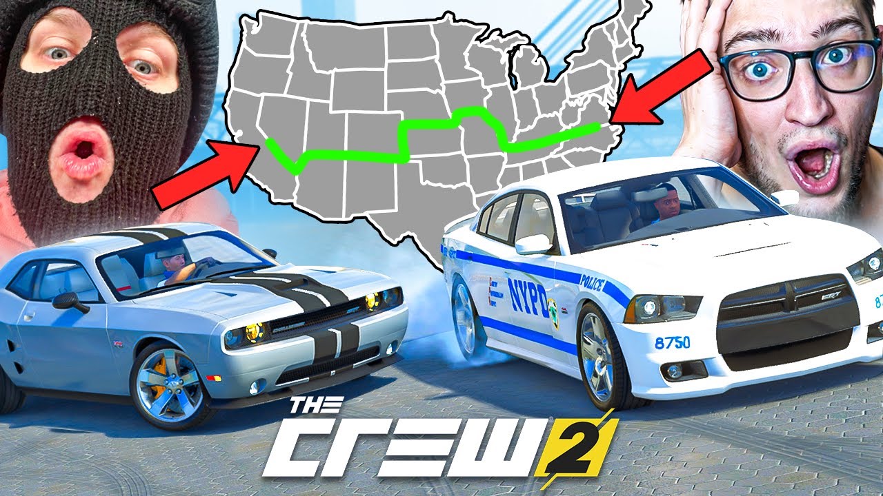 THE CREW 2 - ПОКАТУШКИ НА DODGE CHALLENGER SRT И DODGE CHARGER ПО РП С ПДД ДО ЛАС-ВЕГАСА!