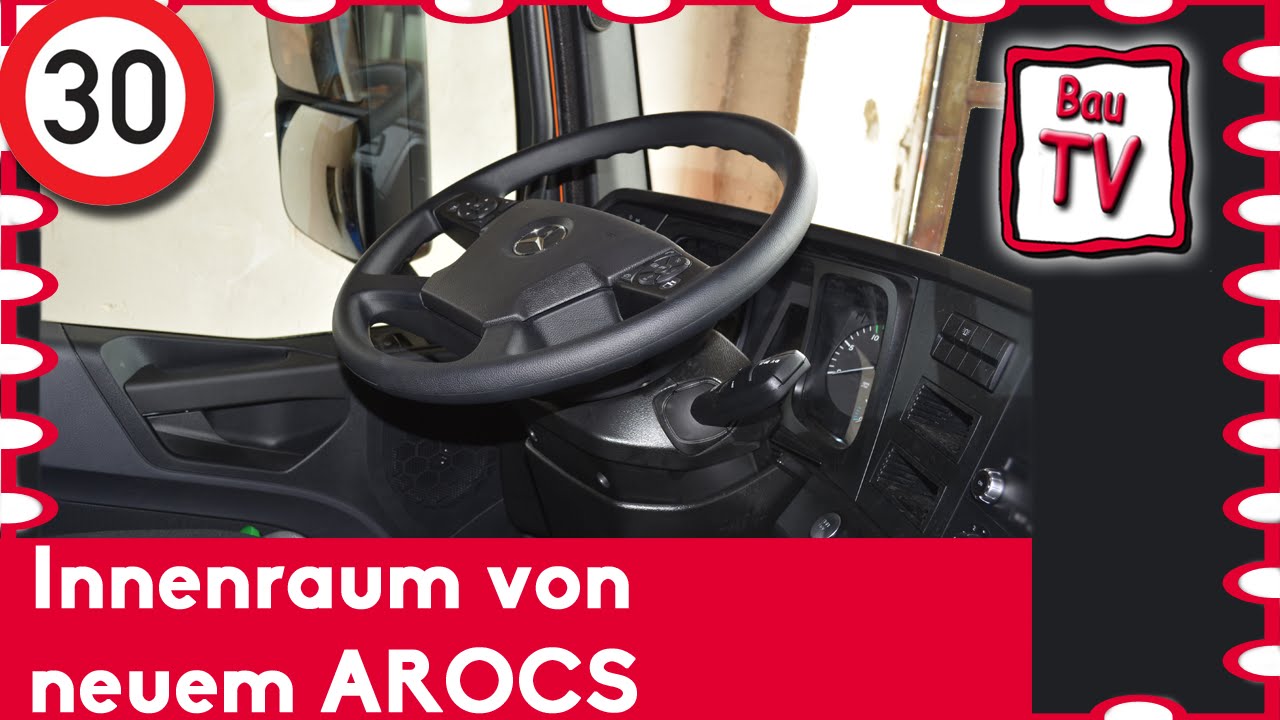 Innenraum(F&uuml;hrerhaus) von neuem AROCS. Zugschwert Bau.