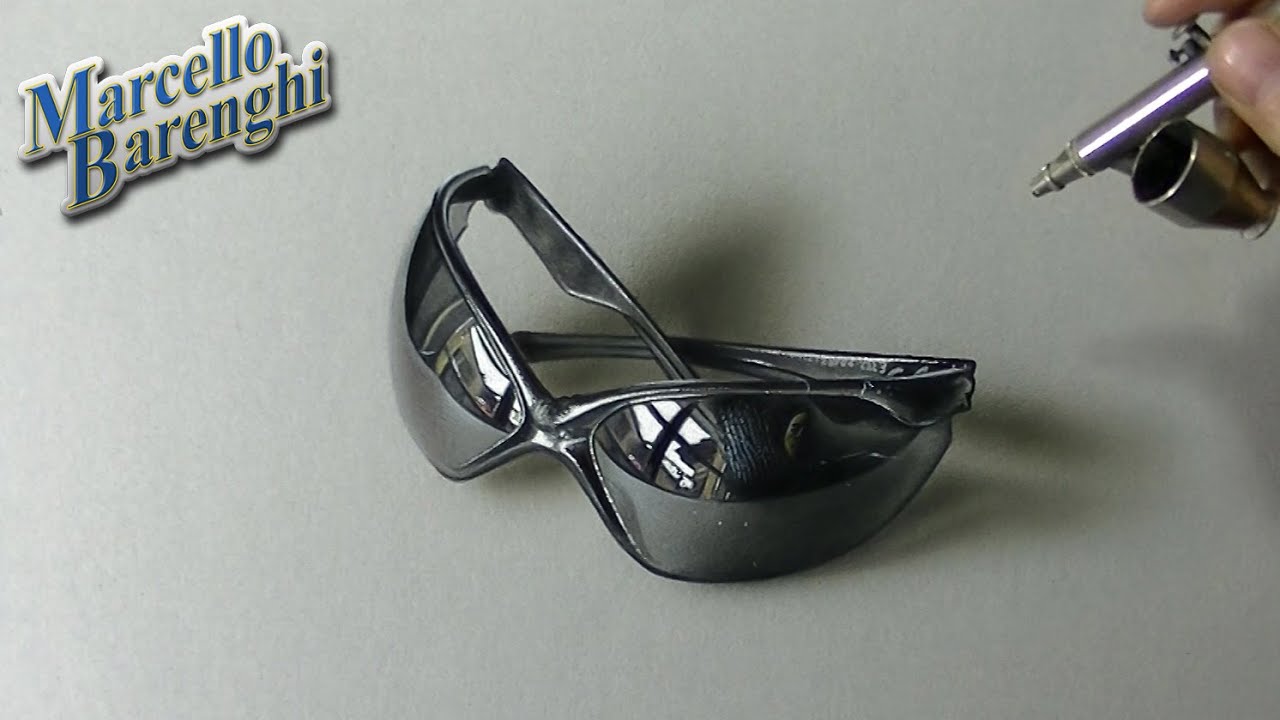 Drawing Time Lapse: my sunglasses - 3D Art
