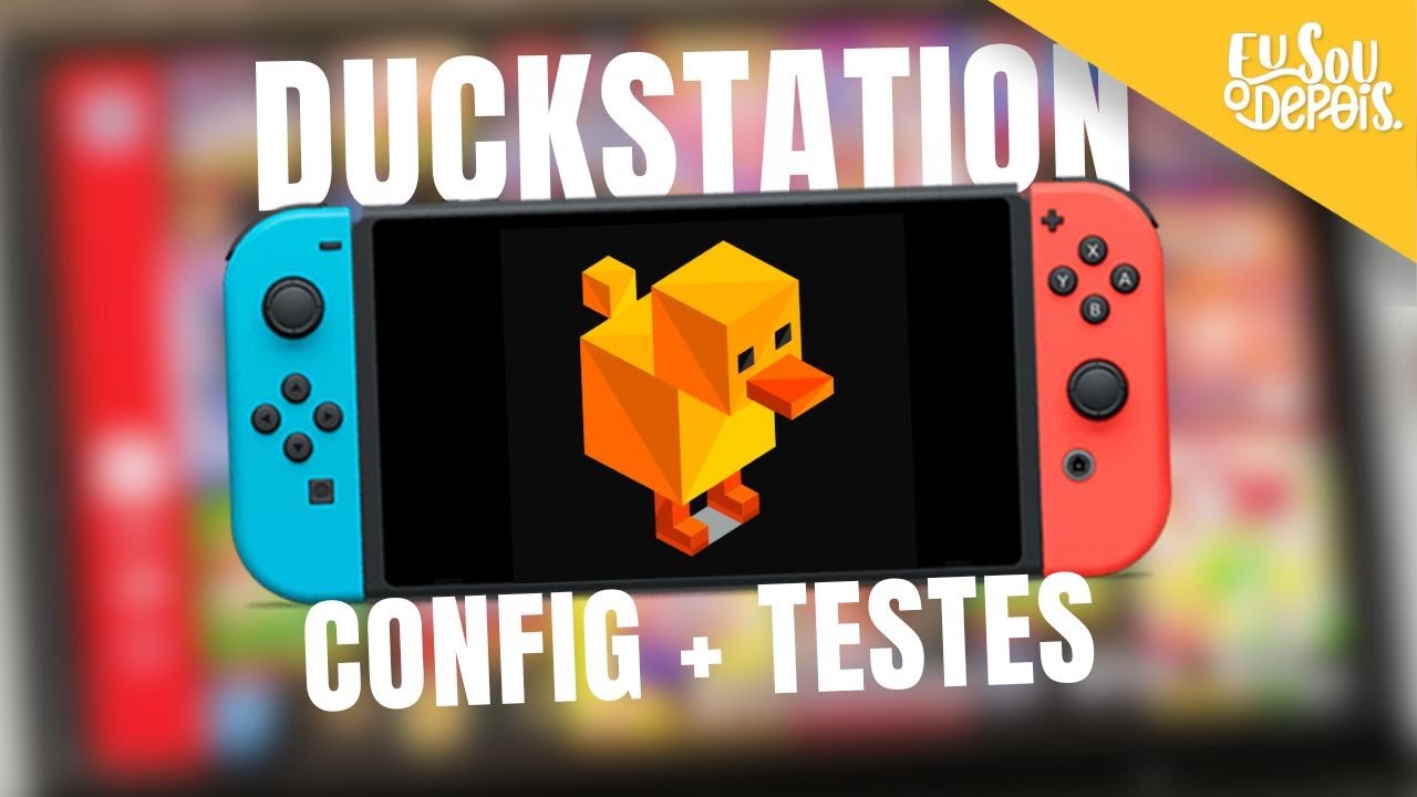 DUCKSTATION  - A MELHOR FORMA DE JOGAR PLAY 1 NO SWITCH | CONFIG + TESTES