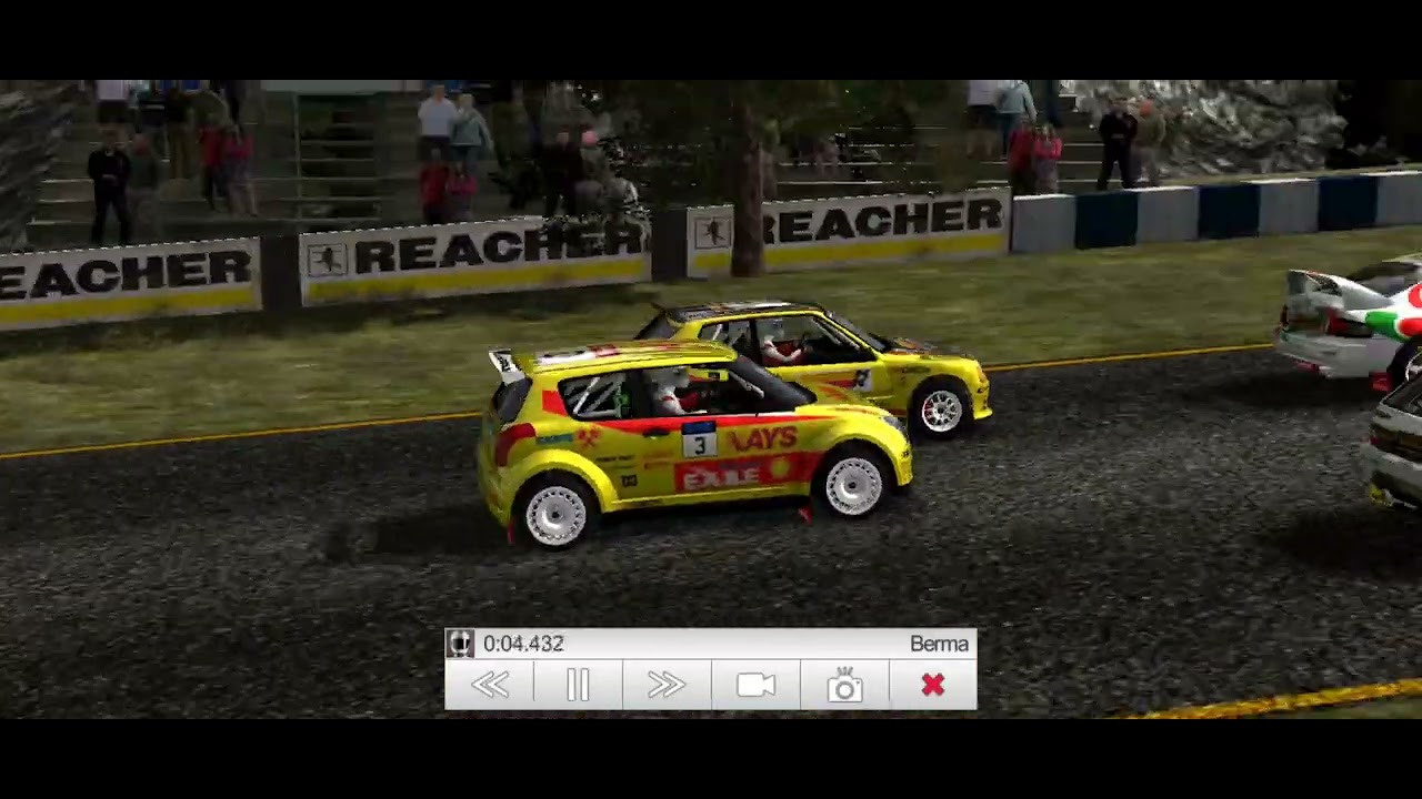 Jogando um jogo de Rally 60fps