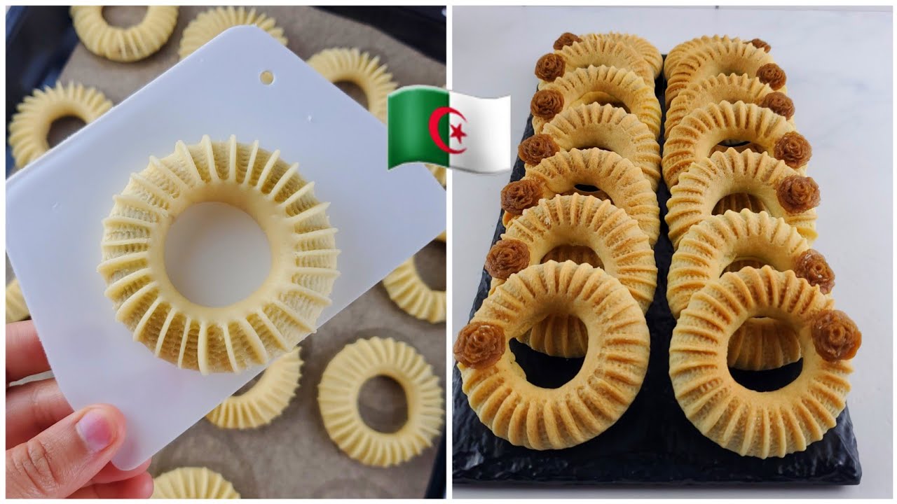 كعك النقاش حلوة جزائرية تقليدية 🇩🇿 مقادير مضبوطة بالتفصيل وصفة ناجحة 👌 خبوها في عينيكم 😍 #اكسبلور 