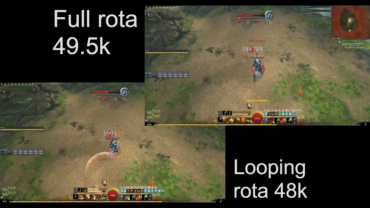 Power Bladesworn -  Lush Forest Split rotation - Looping- vs Sotym rota