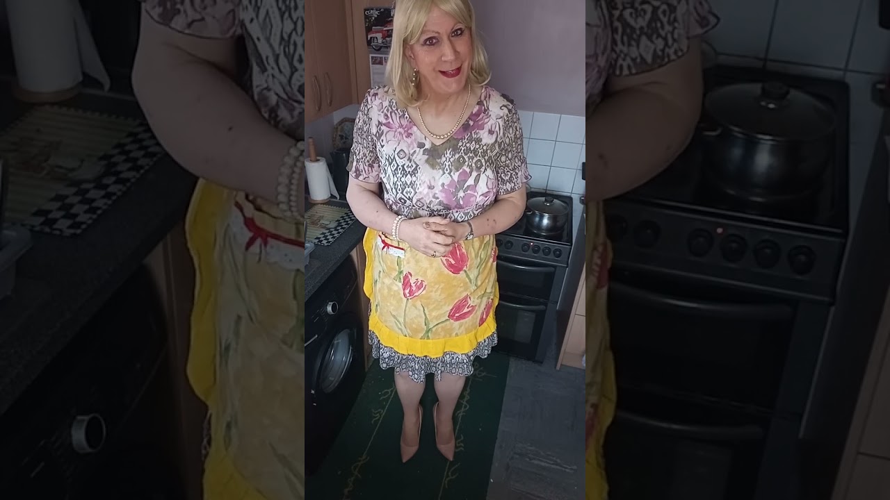 Just cooking, with Pride Crossdresser