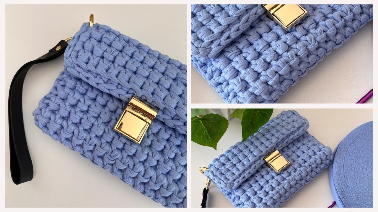 Teje este bonito y fácil “Bolso de Mano”— Trapillo Pillo