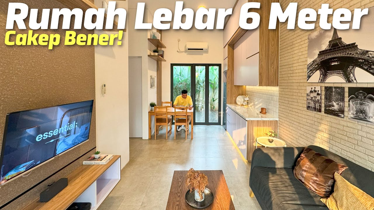 Desain Pinter di Rumah Lebar 6 Meter! Cluster Innari