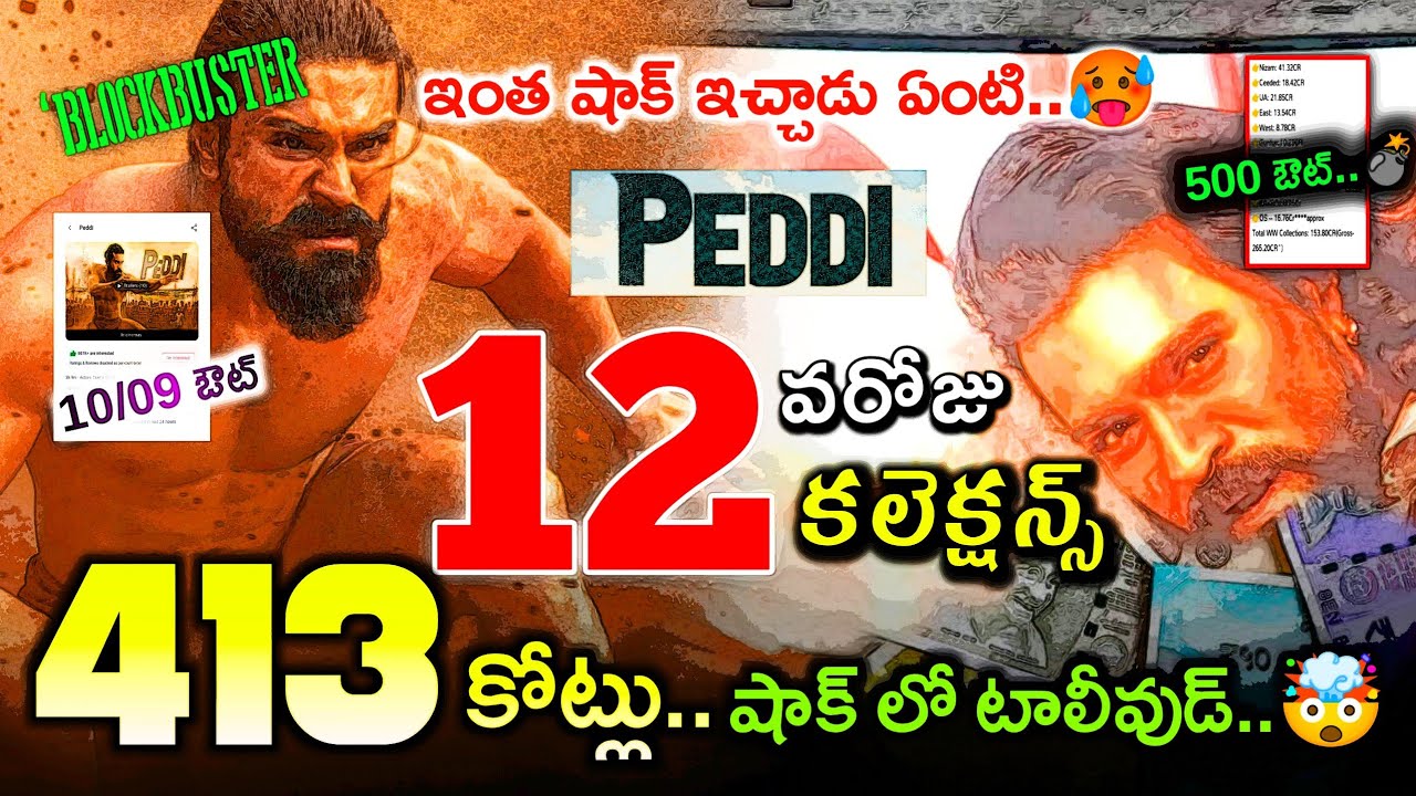 Peddi Movie 12th Day Collection / Day 12 Peddi Movie Collections / Ram Charan Peddi Collections