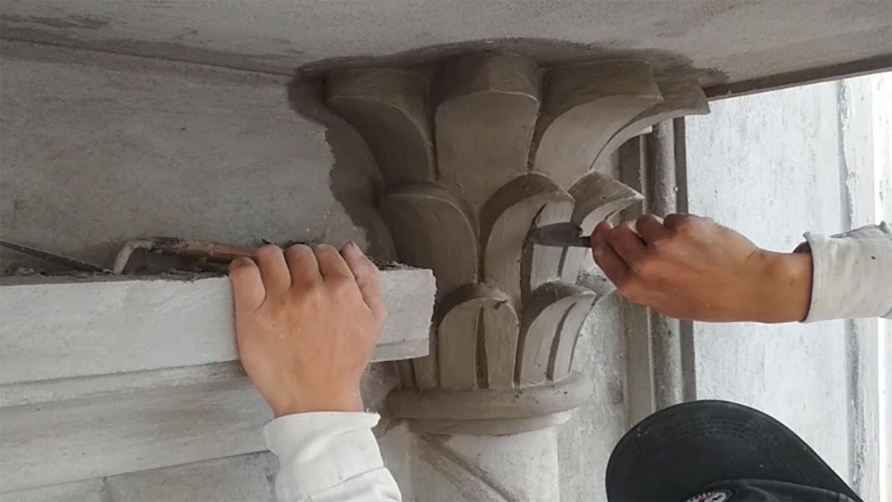DIY home column - Design ideas for construction cement column