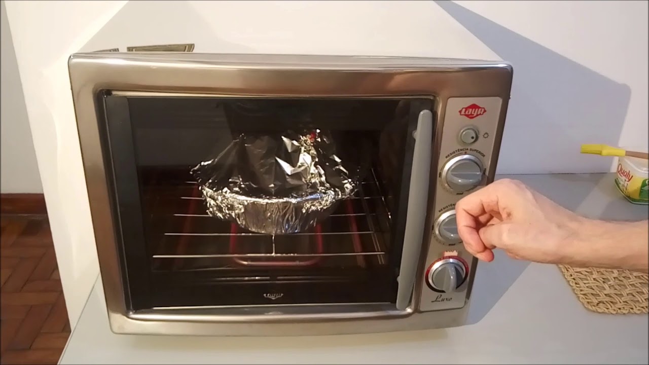 Demonstrando o Forno Elétrico Layr Luxo Classic 1 Inox - 46L