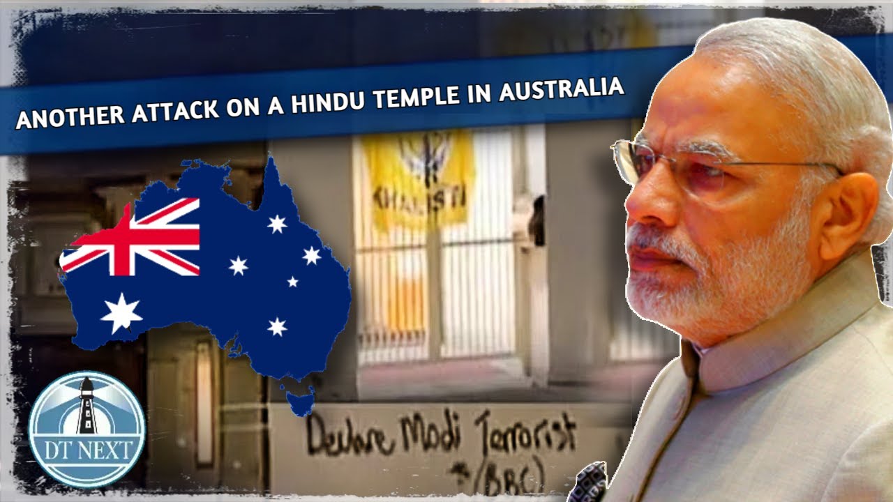 Another attack on a Hindu temple in Australia |Dt Next