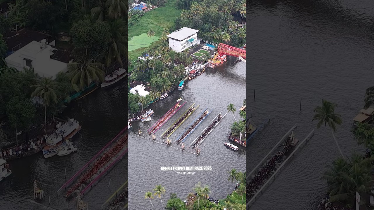 Nehru Trophy Boat Race 2025 😍🫰#shorts #boatrace #nehrutrophyboatrace | watchngrasp