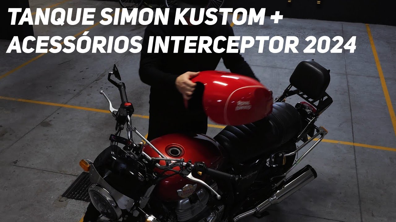 CAPA TANQUE SIMON KUSTOM + ACESSÓRIOS INTERCEPTOR 2024