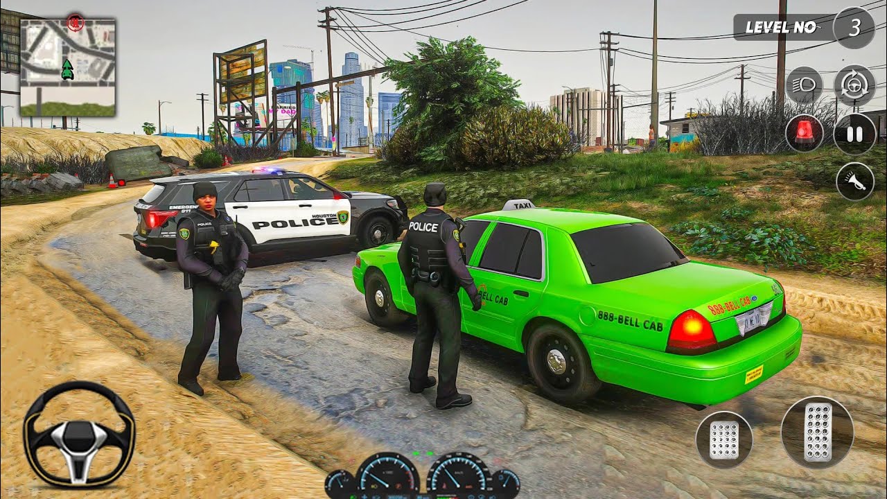Look Police Car Chase Police Sim 3D Game Simulator Android Gameplay #policecar #policesimulator #car