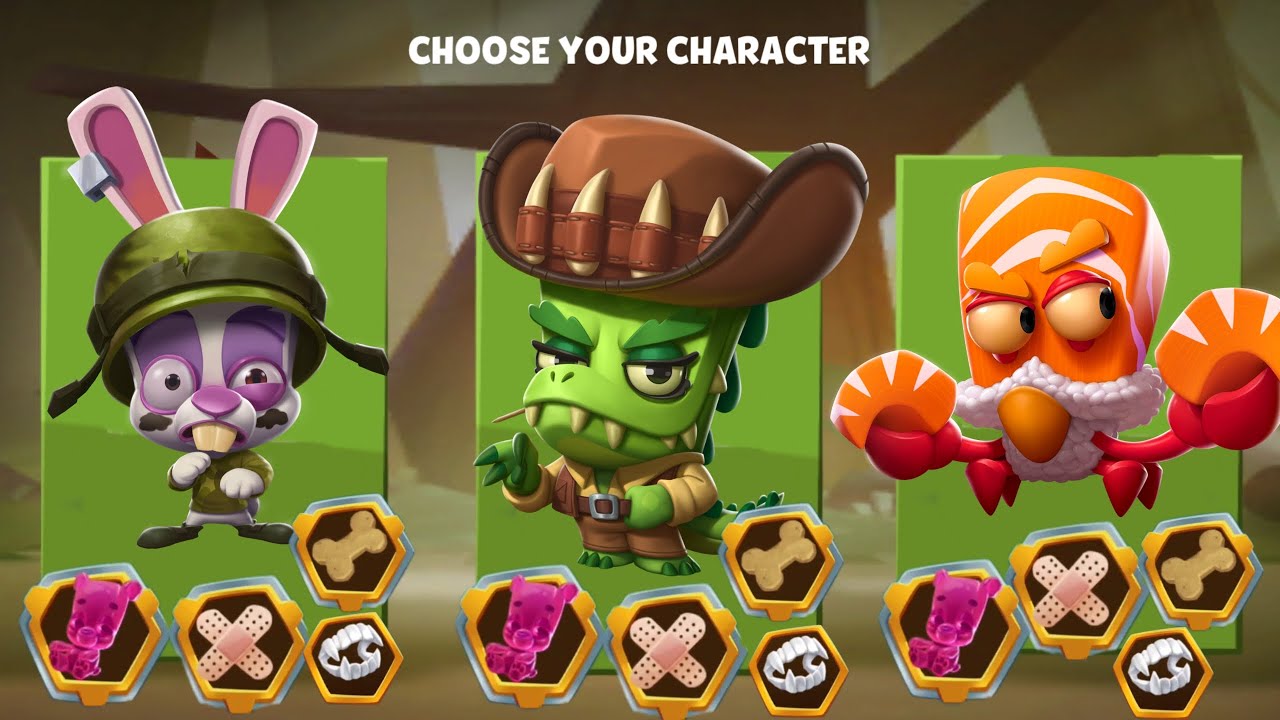 Which Character Become Invincible with all Healing  items 🤔 | Zooba