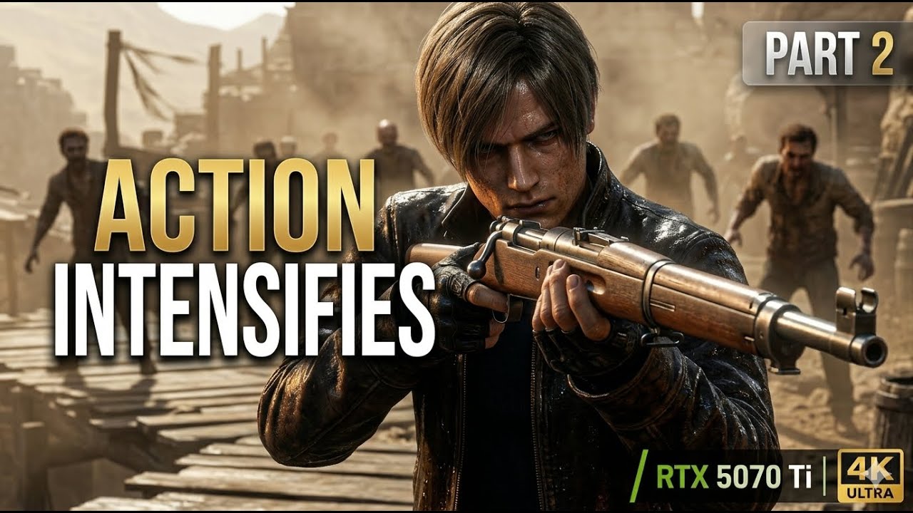 RE9 was a warm-up... The VALLEY is CHAOS! 🧟‍♂️ [Resident Evil 4 Remake 4K Max Ray Tracing 5070 Ti]