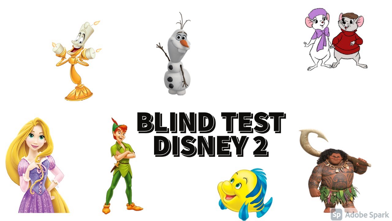 BLIND TEST DISNEY 30 EXTRAITS ( VERSION 2 )