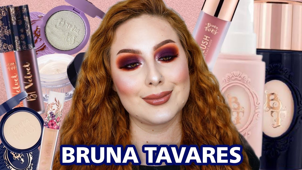 MAQUIAGEM USANDO SÓ PRODUTOS BRUNA TAVARES