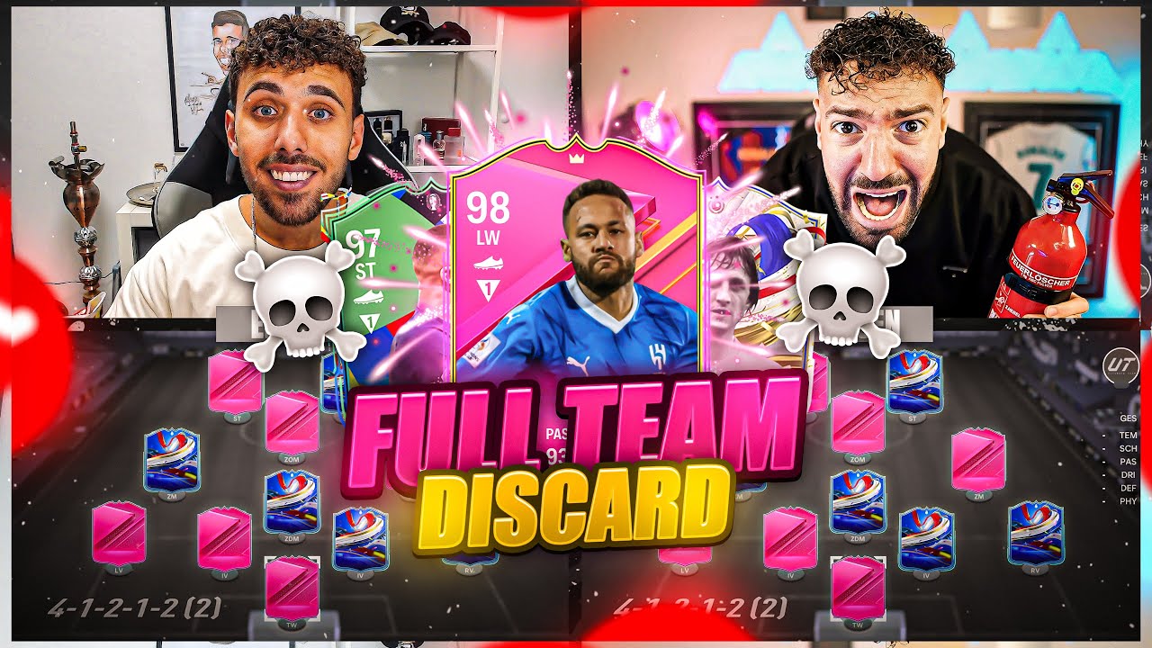 ICH WILL RACHE!!😡🚨 HARDCORE FULL TEAM DISCARD SBB vs WAKEZ🔥🔥 EA FC 24