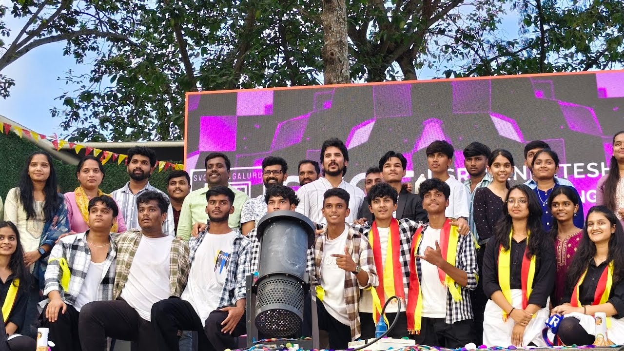 SVCE College Fest 2025😍 | Kannada Rajyotsava ❤️💛 & Shruthi Celebration Video🔥
